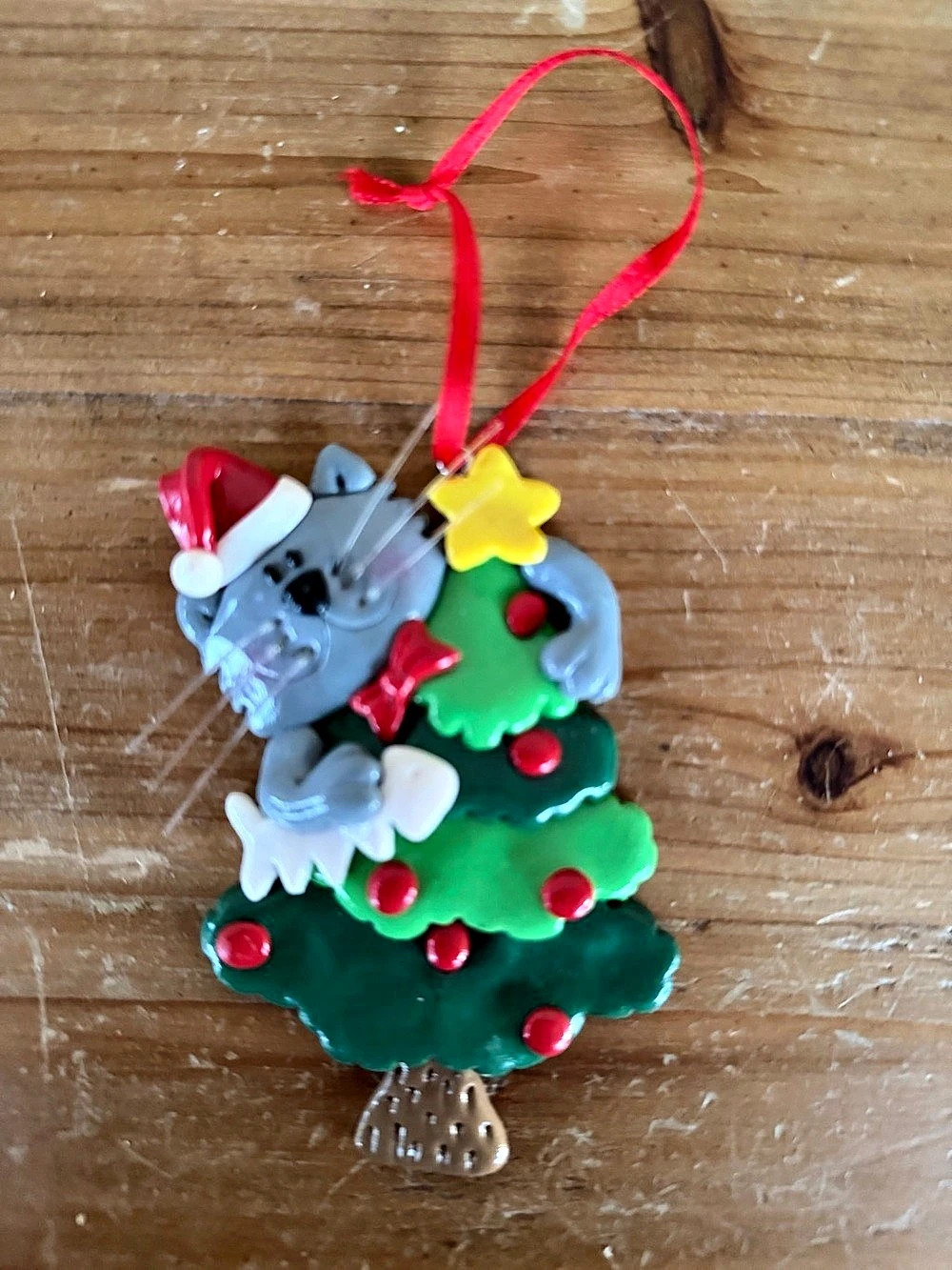 Tina Ledbetter Christmas Mouse Tree Ornament